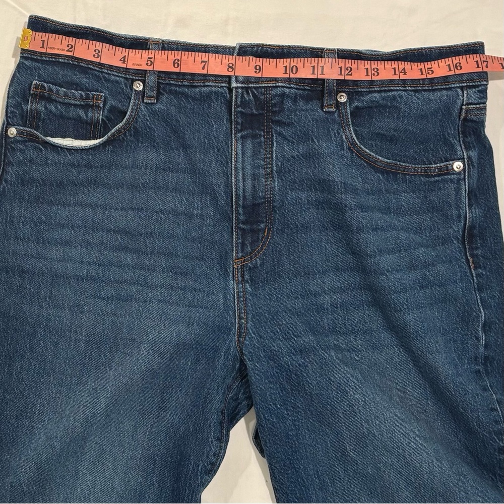 LOFT Wide Leg High Waist Jeans Size 12 - Picture 6 of 11